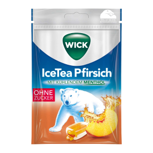 Wick Айс чай персик без сахар 72g