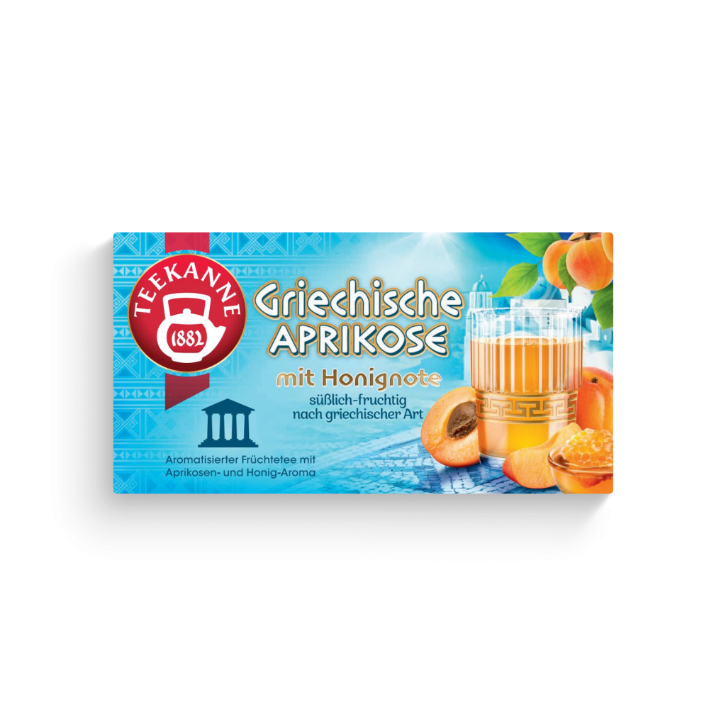 Teekanne Griechische Aprikose 20ST 45g