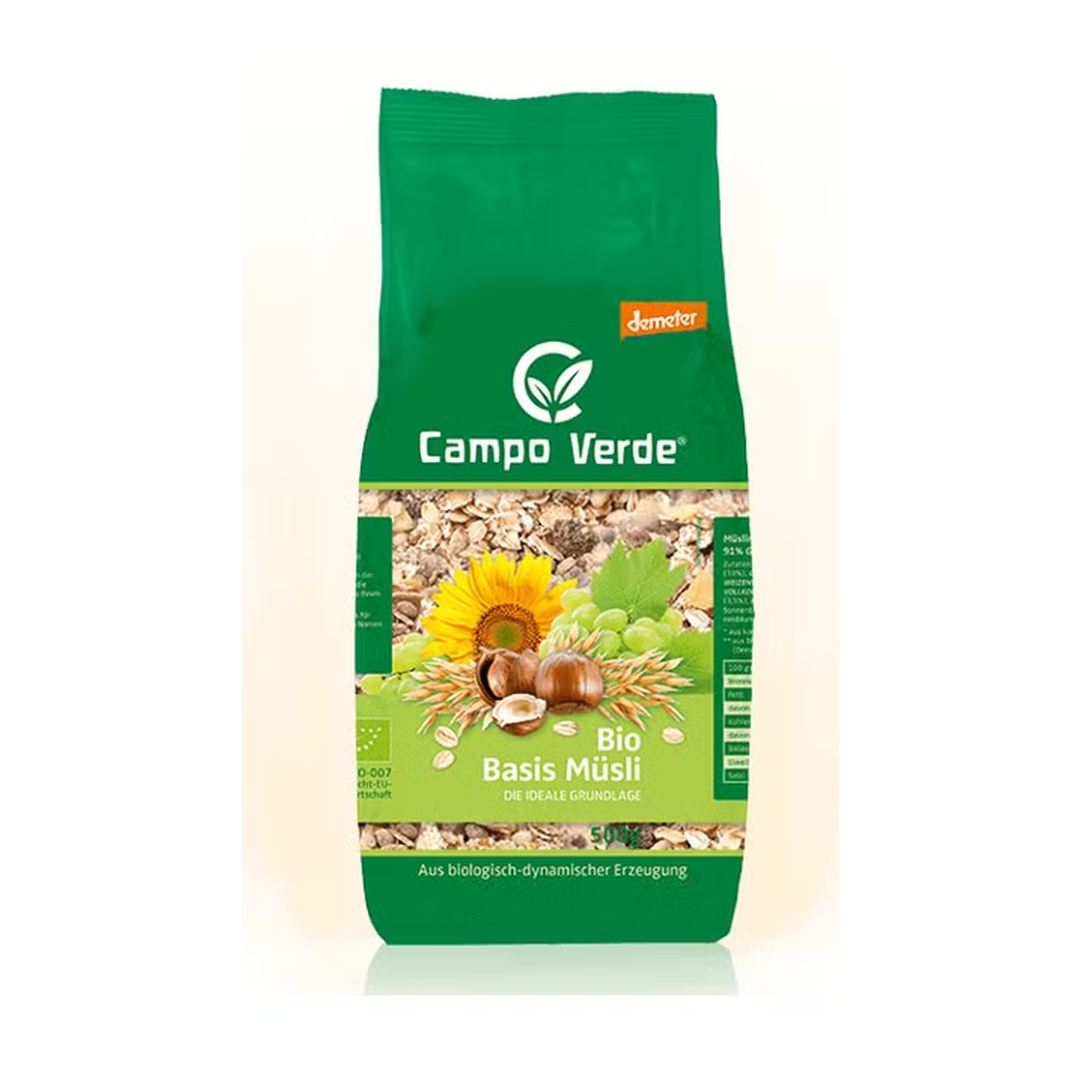 Demeter Campo верде фрукты мюсли 500g
