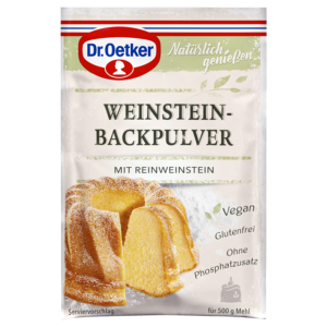 Dr.Oetker Weinstein-Backpulver 3ST für 1,5kg 60g