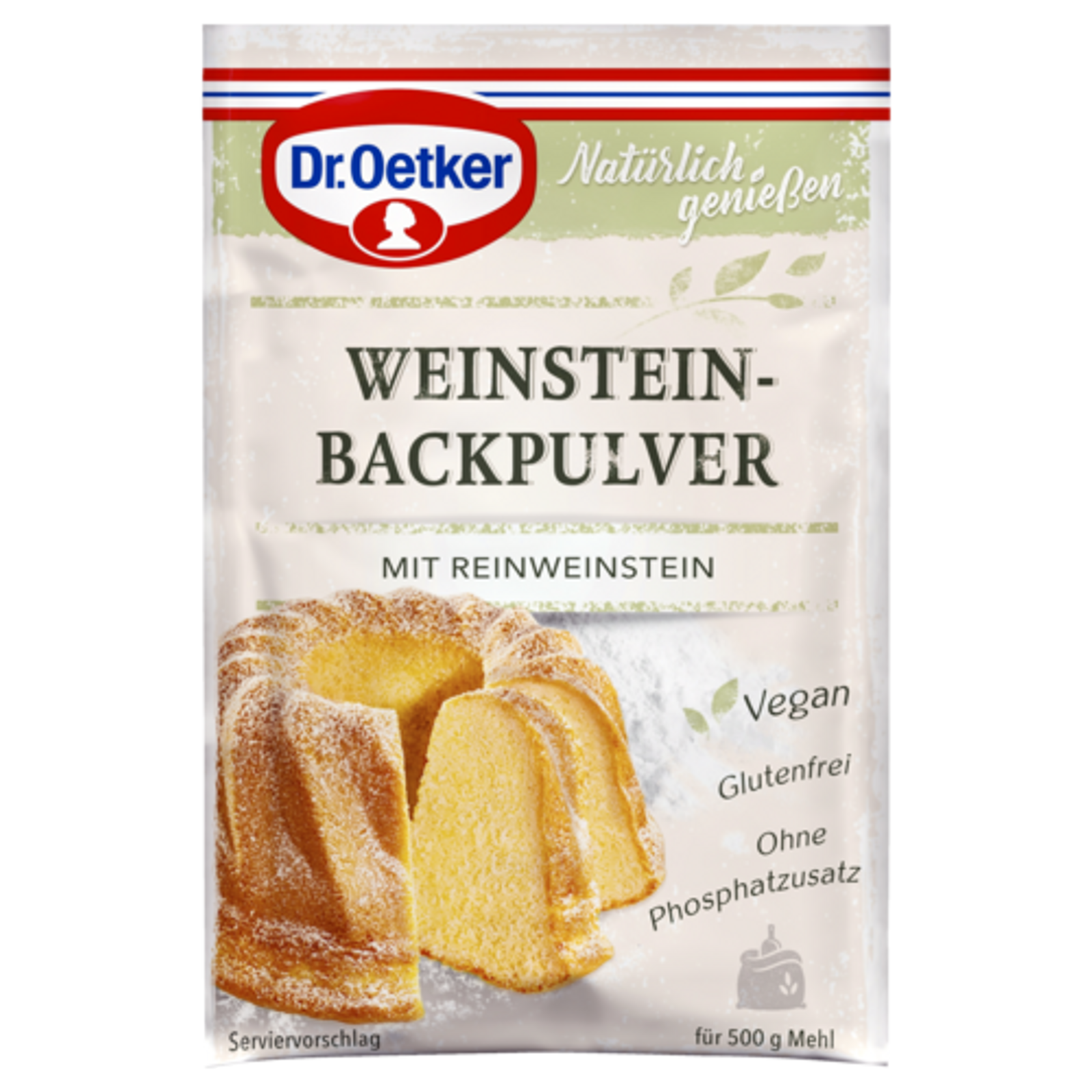 Dr.Oetker Weinstein-Backpulver 3ST für 1,5kg 60g