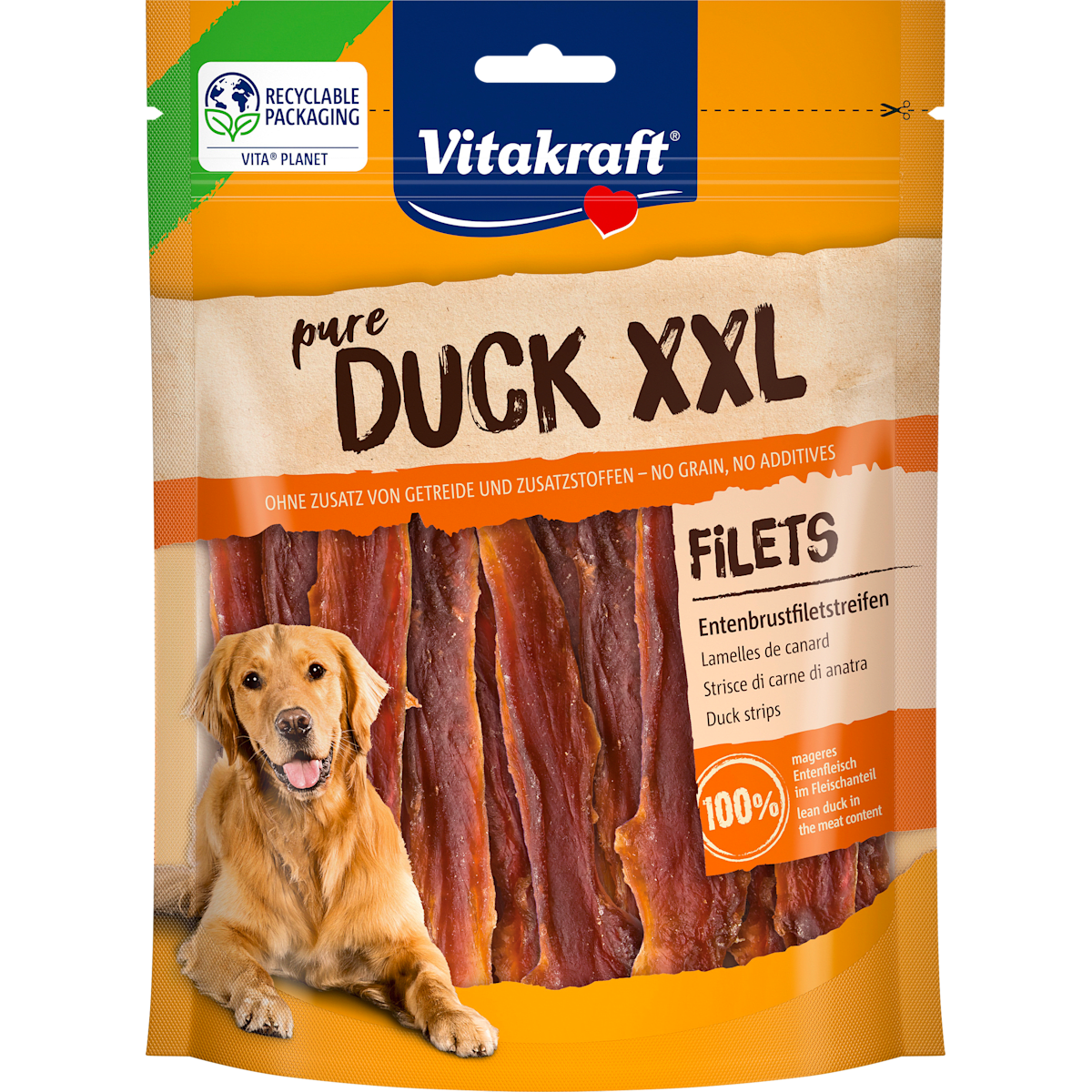 Vitakraft XXL Entenbrustfiletstreifen 250g