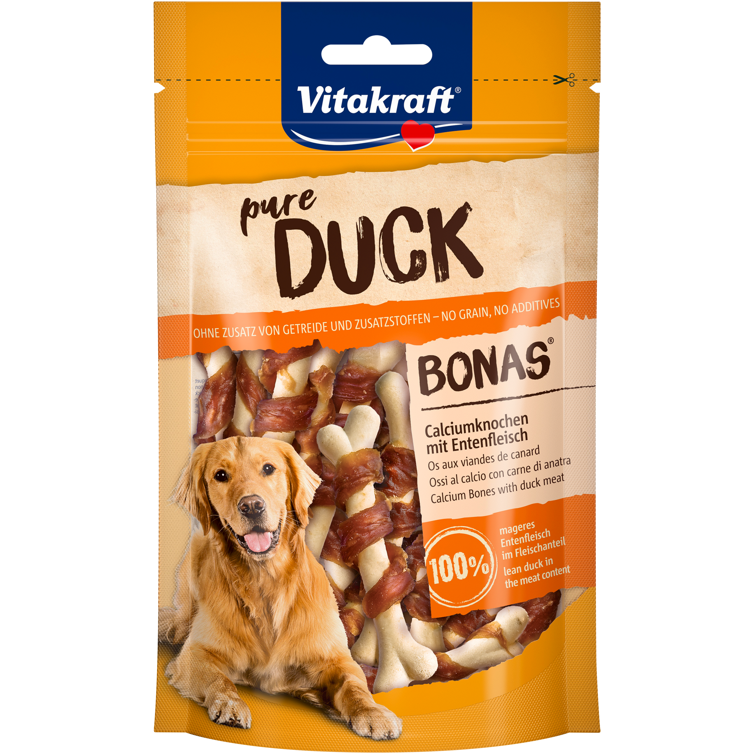 Vitakraft Duck Bonas Calciumknochen Ente 80g