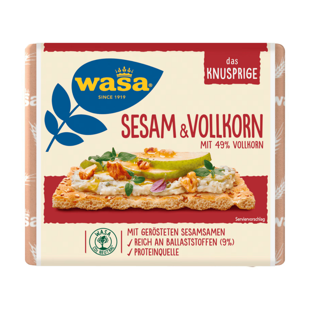 Wasa Кунжут & цельнозерновой 200g