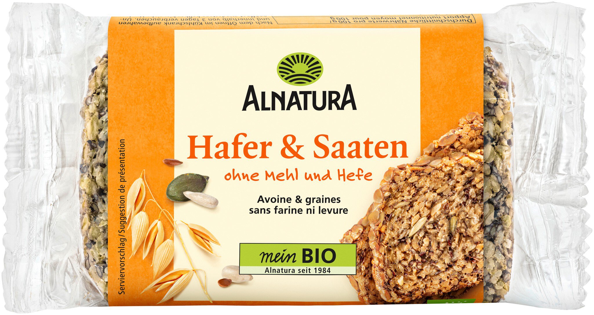 Bio Alnatura Hafer&Saaten Brot 300g