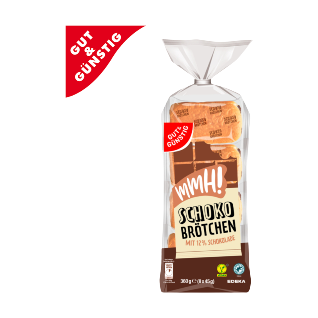 GUT&GÜNSTIG Schokobrötchen 8ST 360g
