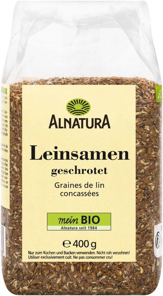 Bio Alnatura Leinsamen geschrotet 400g