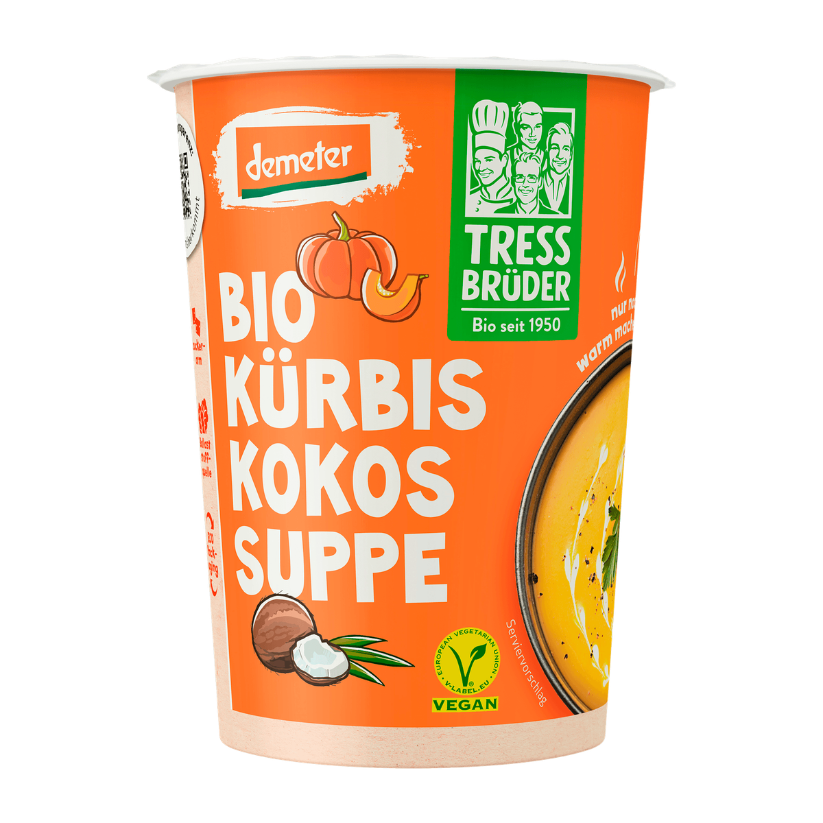 Demeter Tress Brüder Kürbis Kokos Suppe 450ml