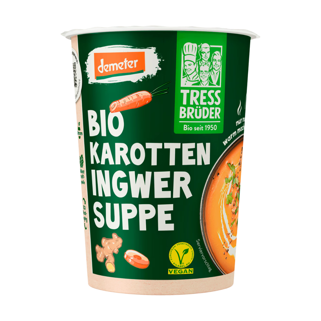 Demeter Tress Brüder Karotten Ingwer Suppe 450ml