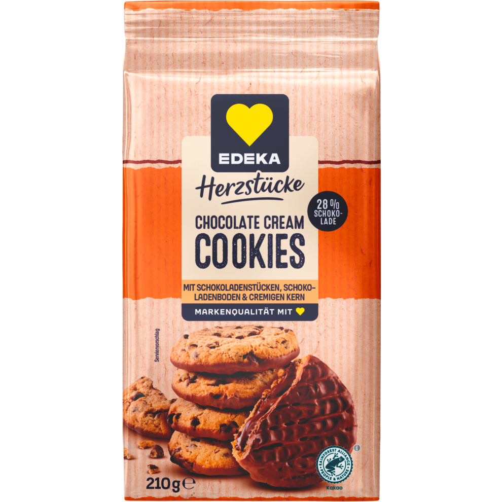 EDEKA Herzstücke печенье шоколад крем 210g