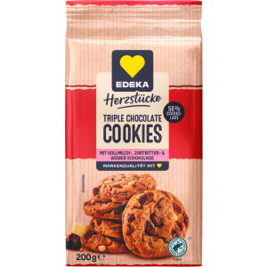 EDEKA Herzstücke печенье тройной шоколад 200g