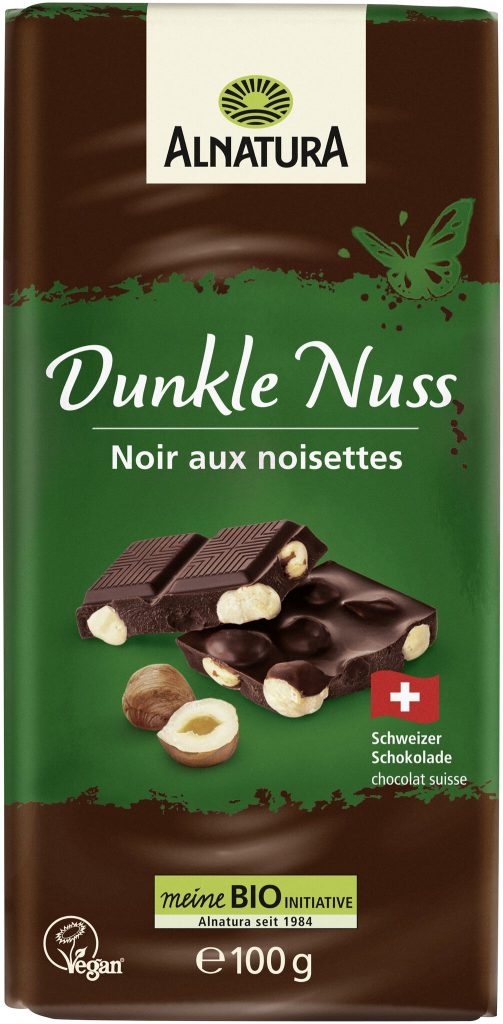 Bio Alnatura Dunkle Nuss Schokolade 100g