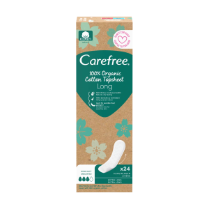 Carefree Slipeinlagen Organic Cotton Long 24ST