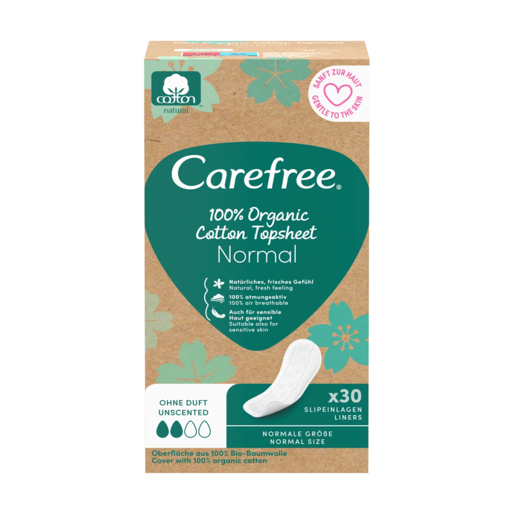 Carefree Slipeinlagen Organic Cotton Normal 30ST