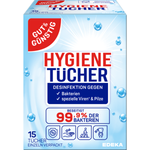 GUT&GÜNSTIG Hygienetücher Sachet 15ST