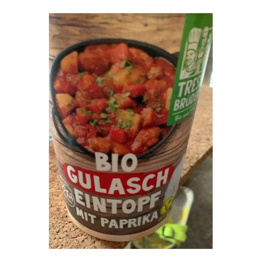 Bio Tressbrüder Gulascheintopf mit Paprika 450g