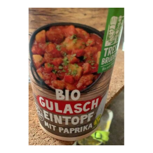 Bio Tressbrüder Gulascheintopf mit Paprika 450g