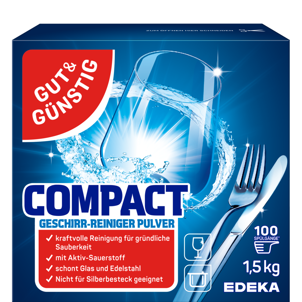 GUT&GÜNSTIG Geschirr-Reiniger Pulver 1,5kg