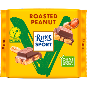 Ritter Sport Roasted Peanut Tafel vegan 100g