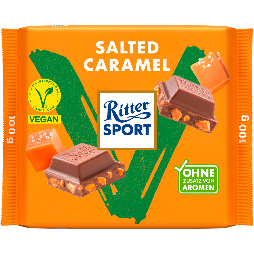 Ritter Sport Солёный карамель плитка веганский 100g