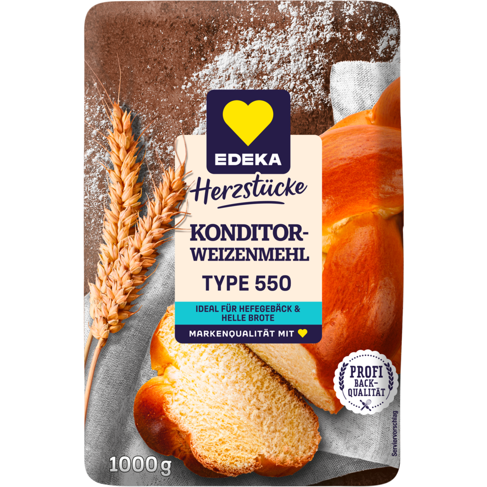 EDEKA Herzstücke Weizenmehl backstark T550 1kg