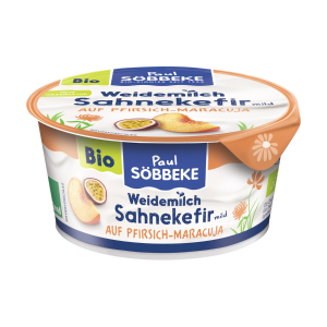 Bio Söbbeke Sahnekefir mild Pfirsich-Maracuja 10% 150g