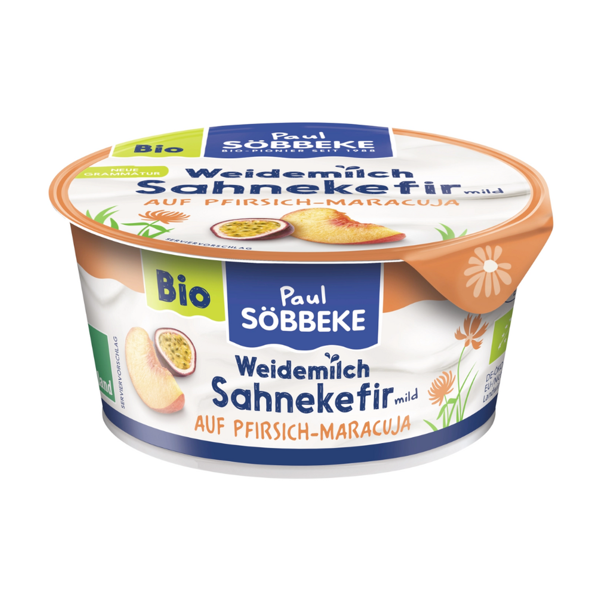 Bio Söbbeke Sahnekefir mild Pfirsich-Maracuja 10% 150g