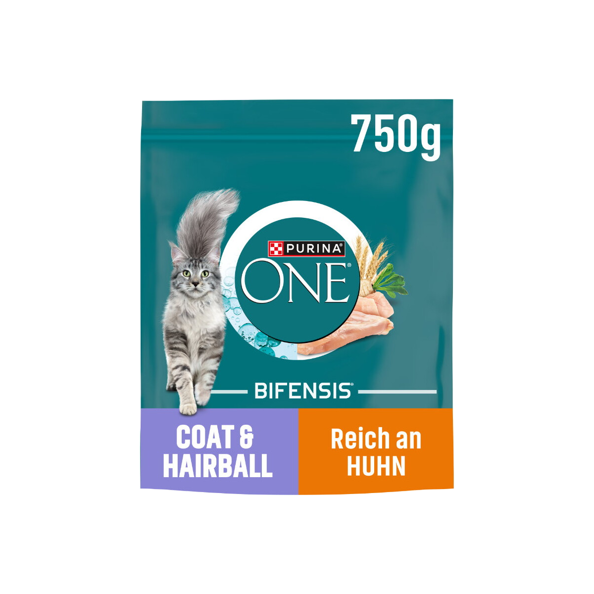 One Coat&Hairball Huhn 750g