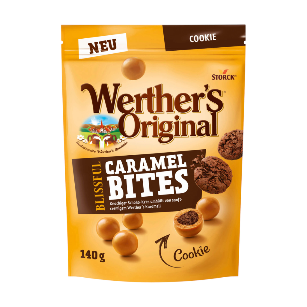 Werthers Original Caramel Bites Cookie 140g