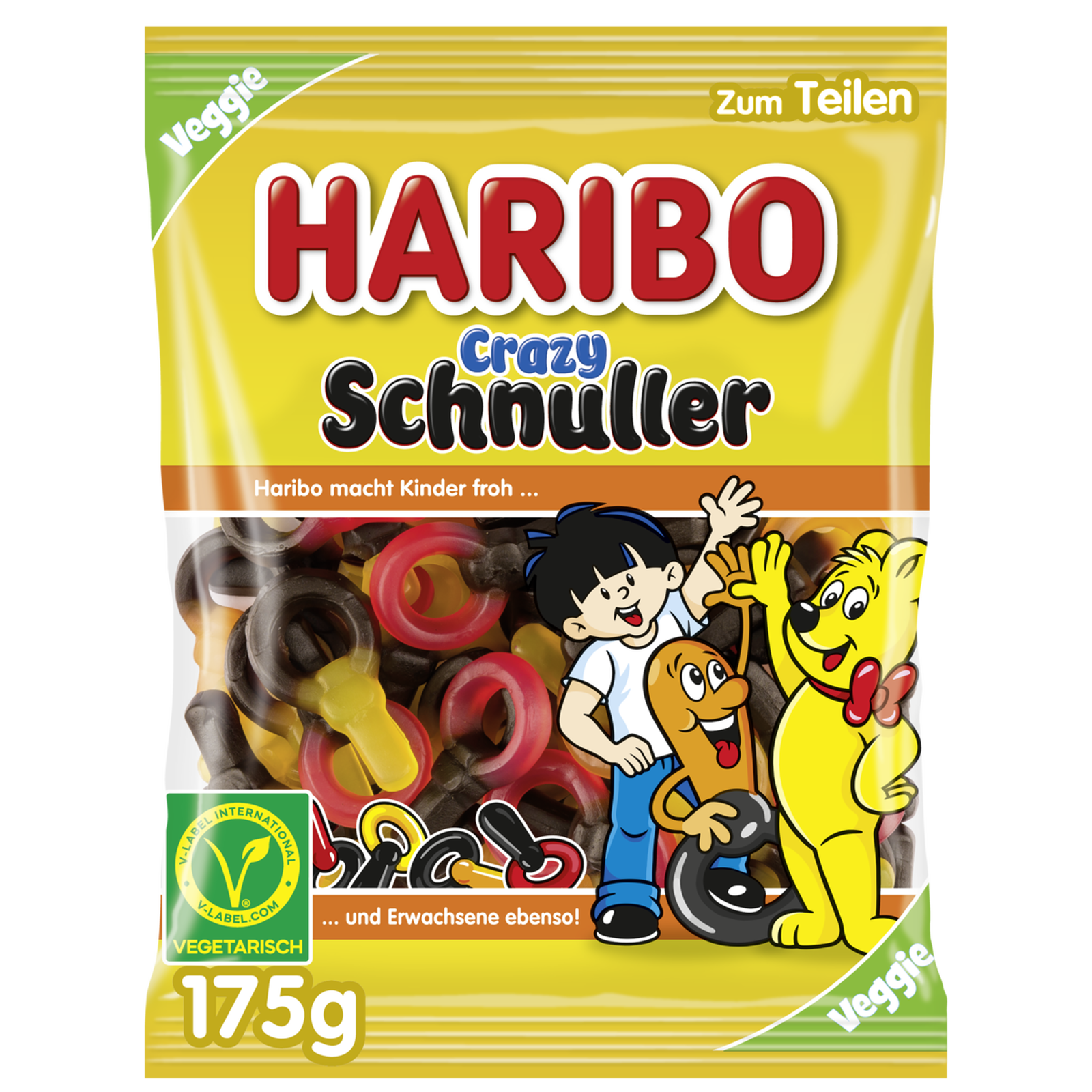 Haribo Crazy Schnuller 175g