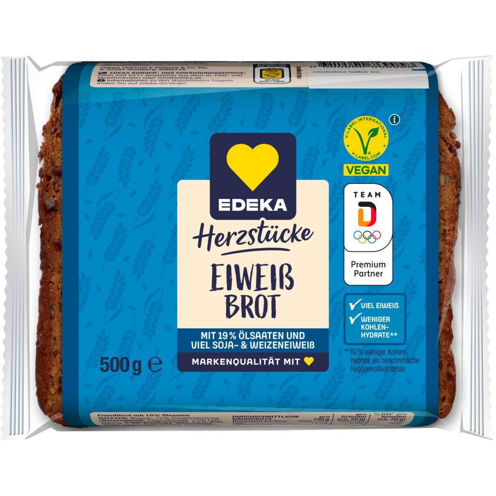 EDEKA Herzstücke Eiweißbrot 500g