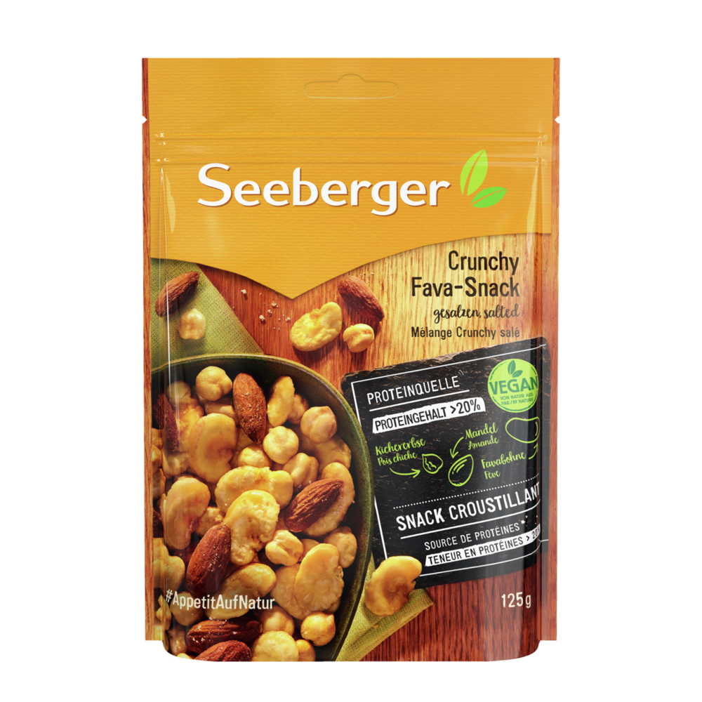 Seeberger Crunchy Fava-Snack 125g