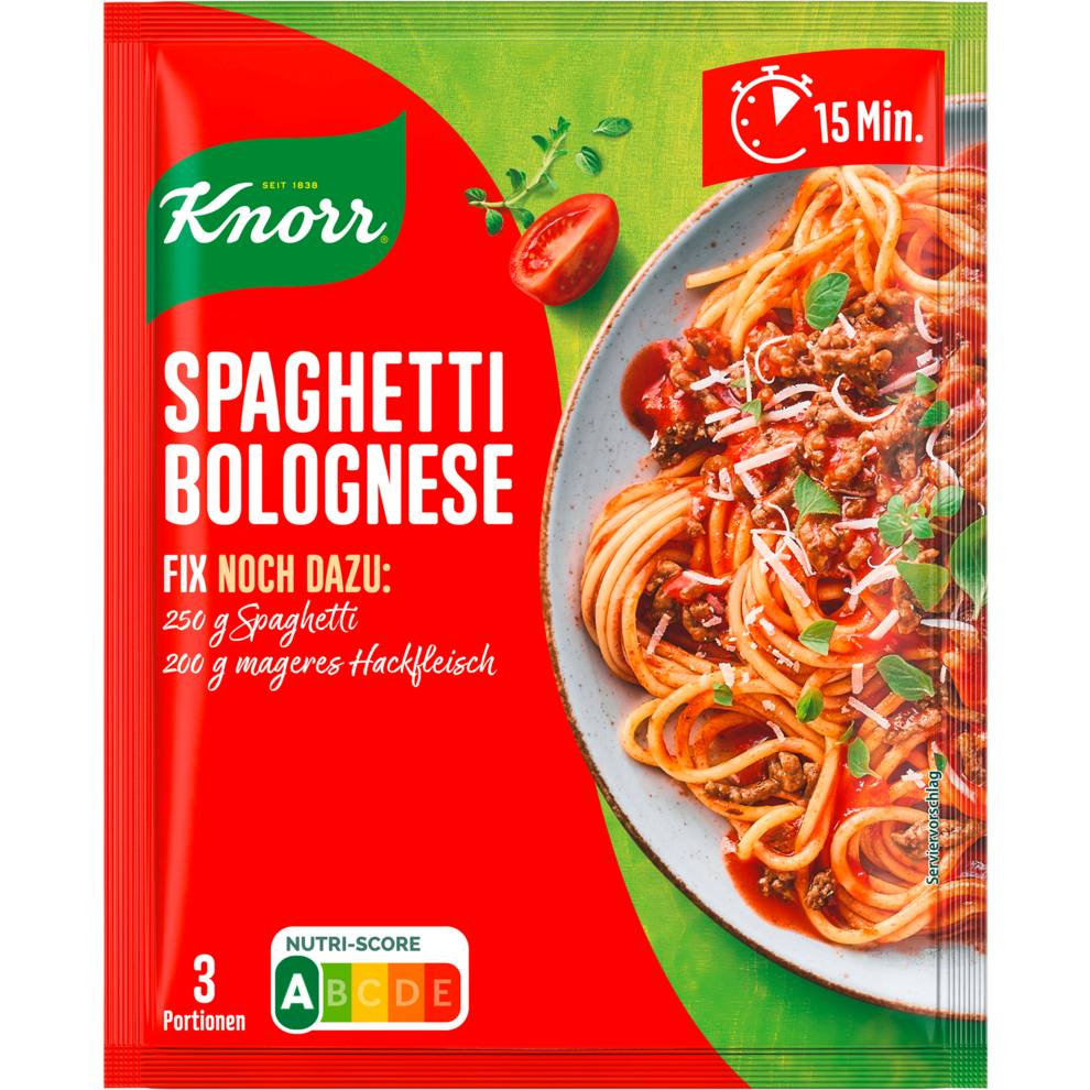 Knorr Fix спагетти болоньезе 40g