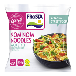 Frosta Nom Nom Noodles Wok Style 500g