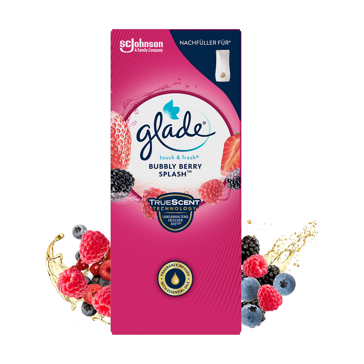 Glade Touch&Fresh Minispray Bubbly Berry Splash NF 10ml