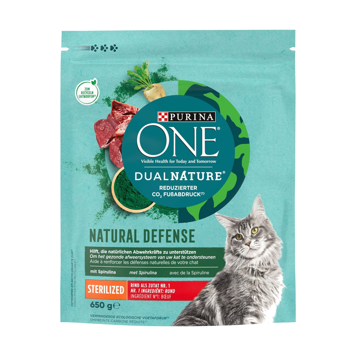 One Dual Nature Sterilcat Rind 650g