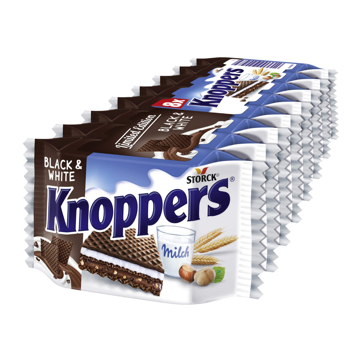 Knoppers Black&White 8ST 200g