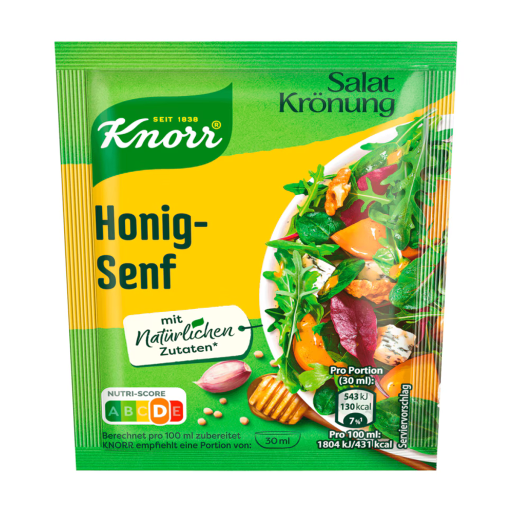 Knorr Salatkrönung Honig Senf für 450ml 40g