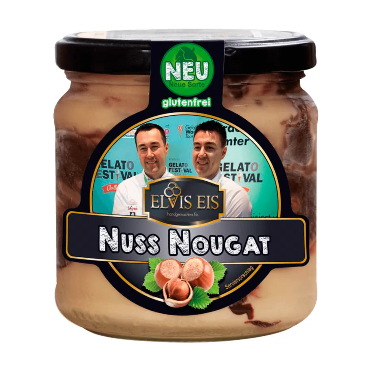 Elvis Мороженое орех нуга 400ml
