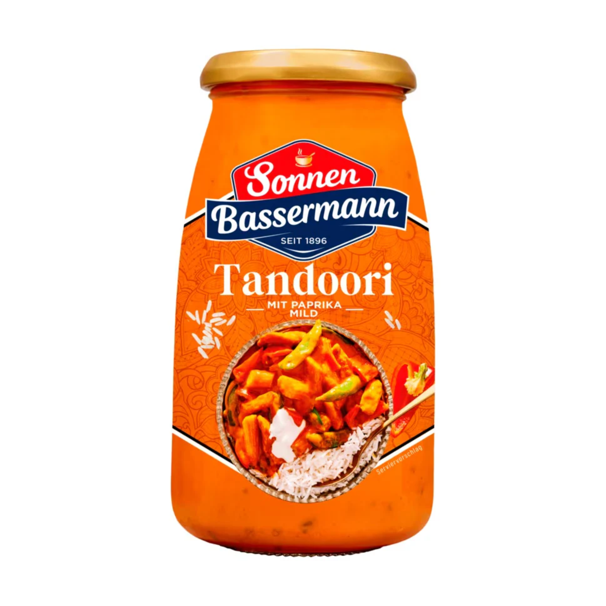 Sonnen Bassermann Fertigsauce Tandoori mit Paprika mild 520g