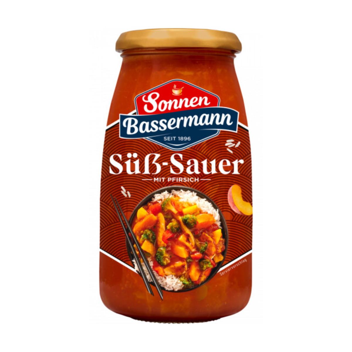 Sonnen Bassermann Fertigsauce süß-sauer mit Pfirsich 525g