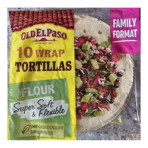 Old El Paso Wrap Tortillas Family 10x58g