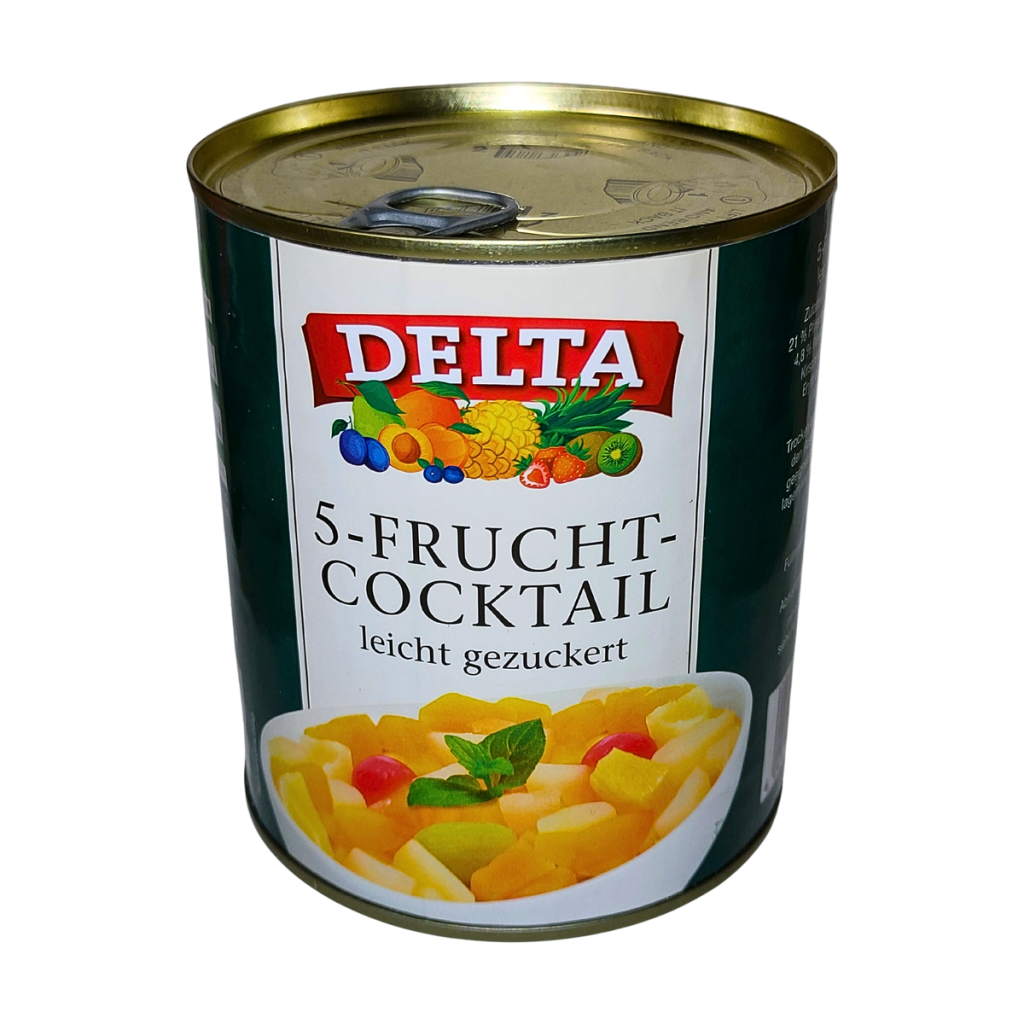 DELTA 5-Fruchtcocktail лёгкий подслащённый 820g