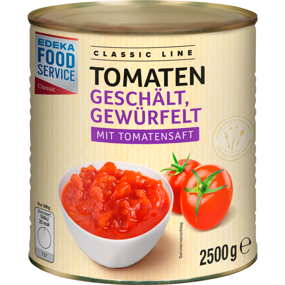 EDEKA Foodservice Classic Tomaten gewürfelt 2500g