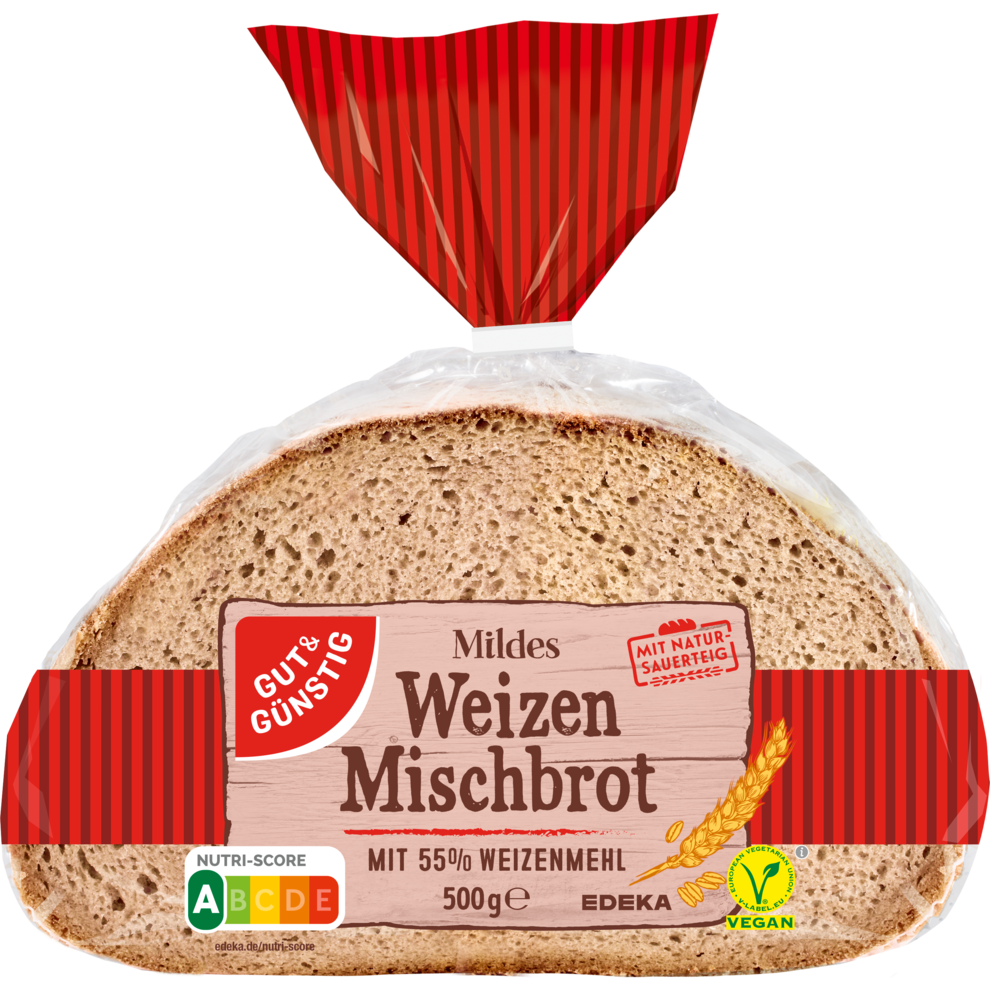 GUT&GÜNSTIG Mildes Weizenmischbrot 500g
