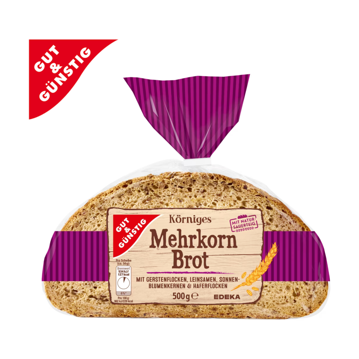 GUT&GÜNSTIG Körniges Mehrkornbrot 500g