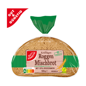 GUT&GÜNSTIG Kräftiges Roggenmischbrot 500g