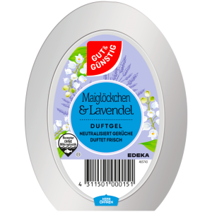 GUT&GÜNSTIG Duftgel Maiglöckchen&Lavendel 150g