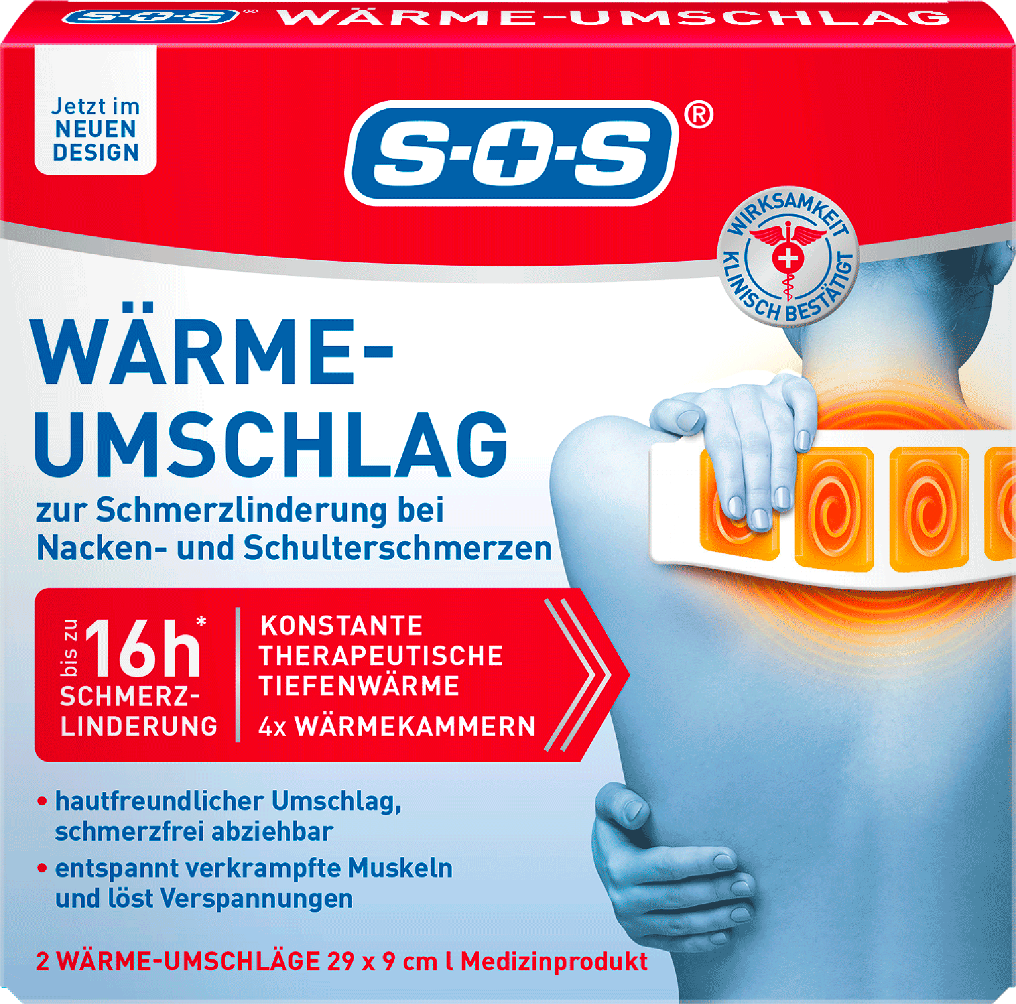 SOS Wärme-Umschlag 2ST