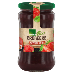 Bio EDEKA Konfitüre extra Erdbeere 330g